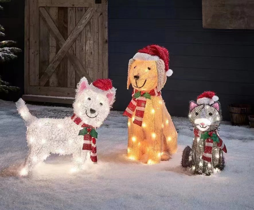 New design lighting Christmas animals set for outdoor