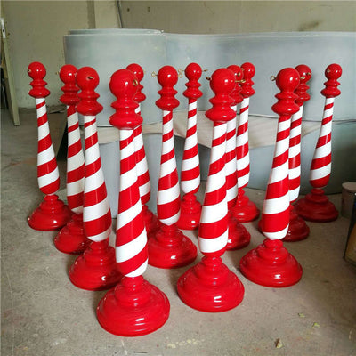 Fibreglass sculpture Christmas guardrail